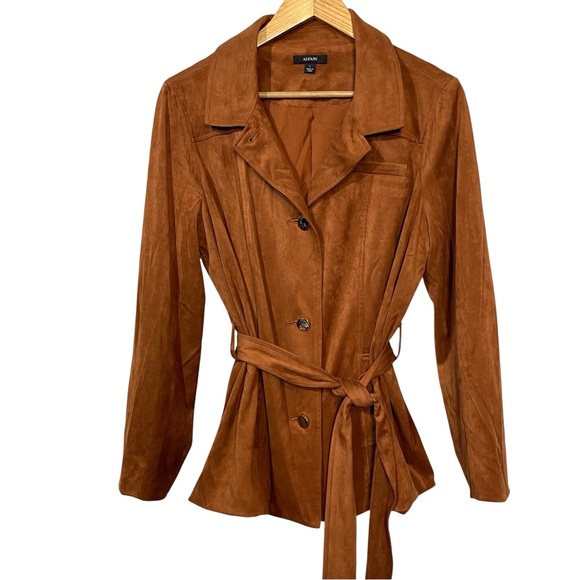 Women's Vegan Suede Jacket - Picture 1 of 10